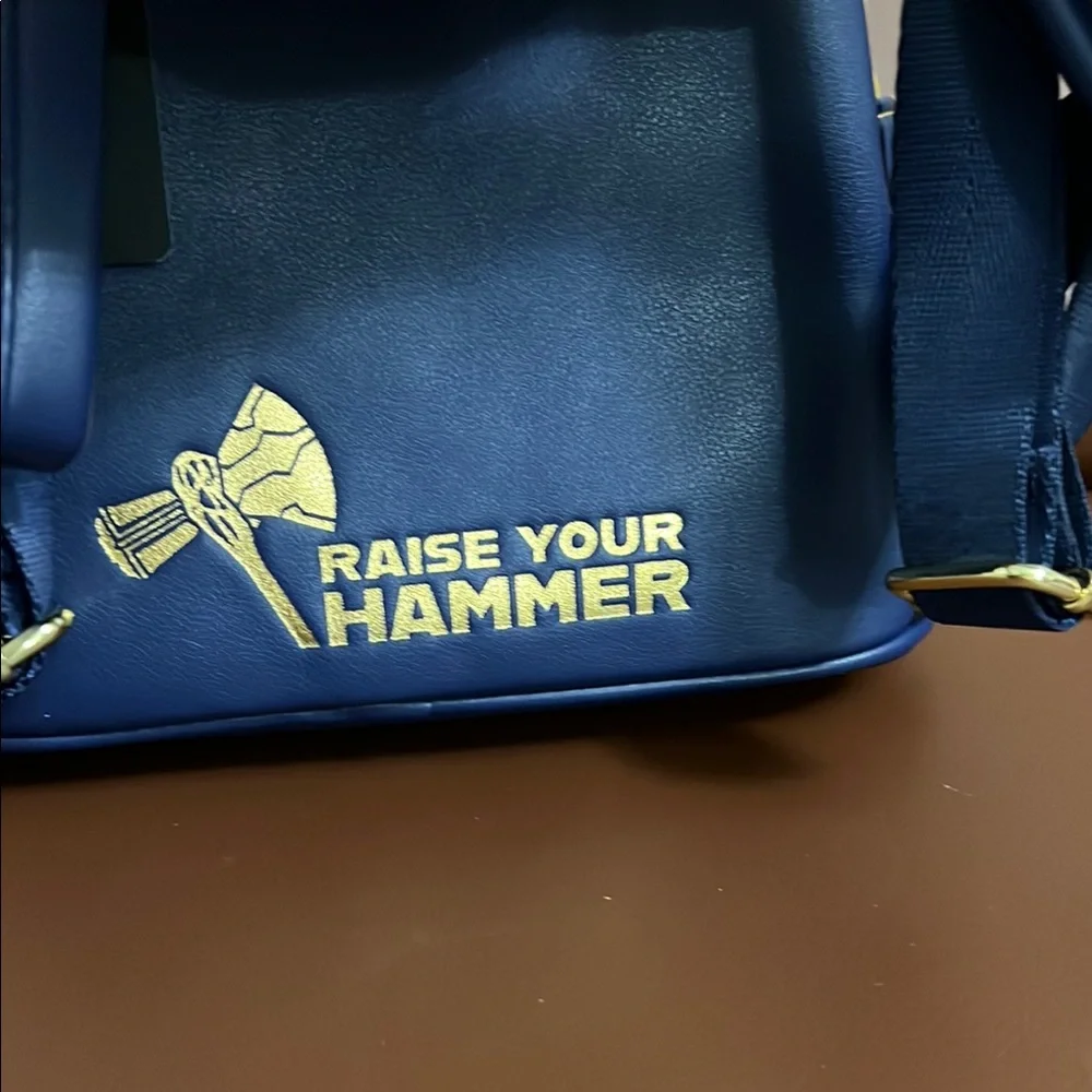 Marvel Thor Backpack unisex- Blue and Yellow NWT - Picture 6 of 9